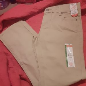 NWT Girls 10 Plus. Straightleg khaki pants .